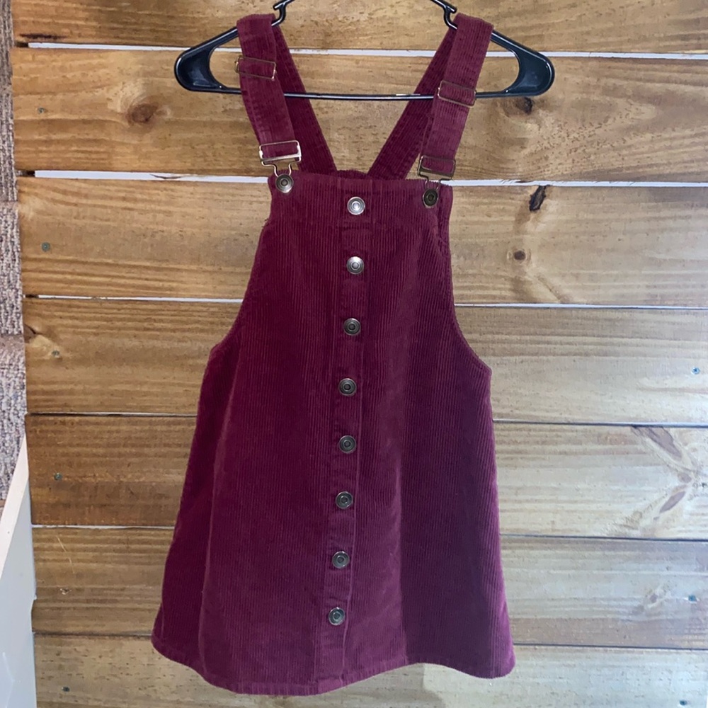 GUC Rue 21 Maroon Corduroy Jumper Size Small